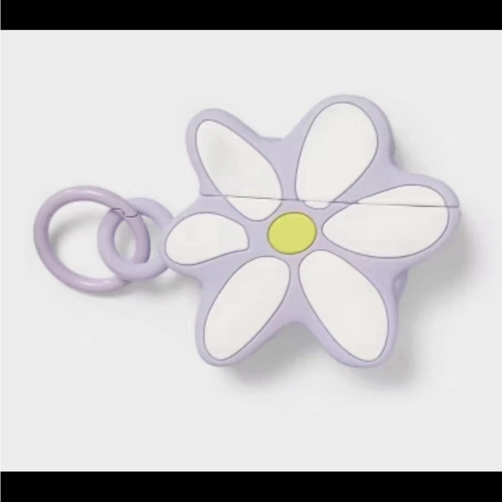 AirPods Gen 3 Silicone Earbud Case Cover Daisy With Carabiner Clip - Heyday